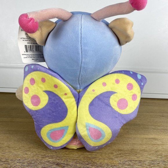 Pastel Colored Bear in Butterfly Outfit 9" NWT - Picture 2 of 2